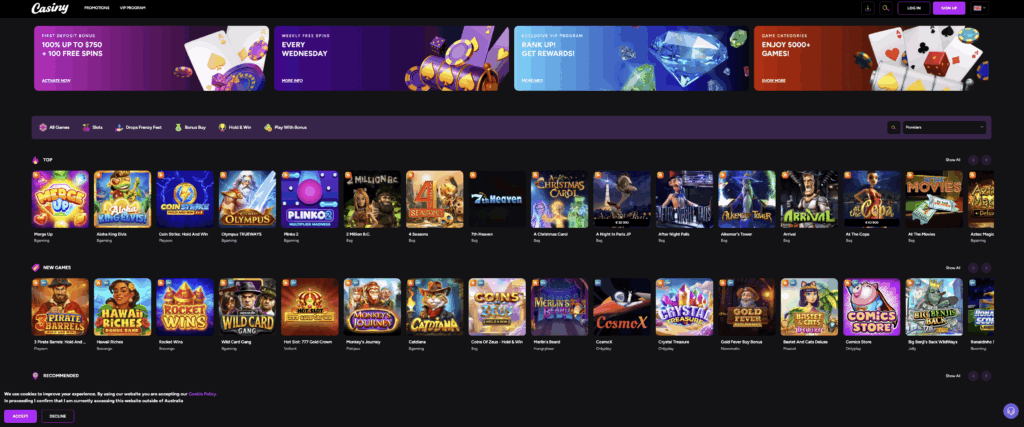 Explore the Exciting World of Gaming with Casiny App